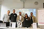 Gruppenfoto Robotikprojekt