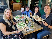Flammkuchen-Essen in Straßburg