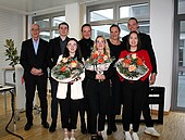 250205_Förderpreis der Familie Wagner_Gruppenbild Gruppenbild mit Stifterfamilie und Preisträgerinnen