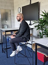 interessierter Zuhörer