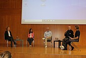 Gesundheitsökonomische Gespräche 2023: Podiumsdiskussion (Bild: HWG LU)