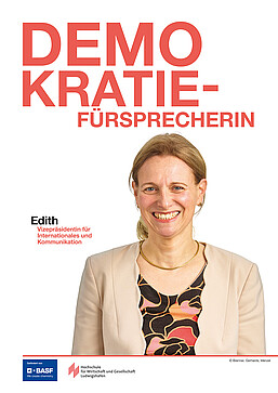 Edith Demokratiefürsprecherin