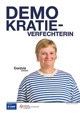 Cordula, Demokratieverfechterin und Lehrerin