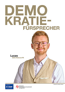 Lucas Demokratiefürsprecher