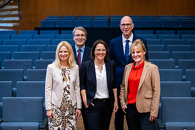 Hochschulleitungsteam der HWG LU