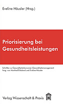 Buch Titelblatt: Priorisierung bei Gesundheitsleistungen