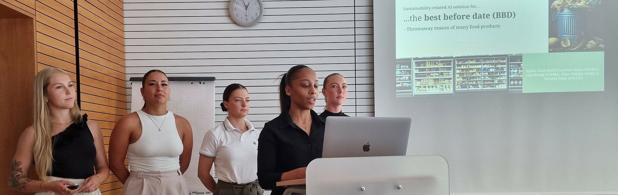 Präsentation der Studierenden